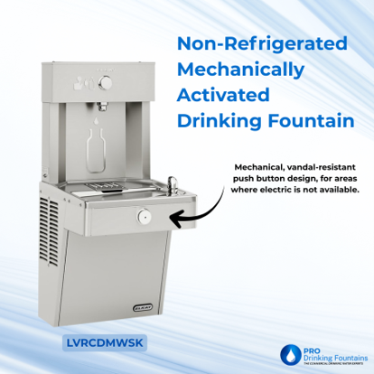 Non-Refrigerated Mechanically Activated Drinking Fountain Non-refrigerated mechanically activated drinking fountain